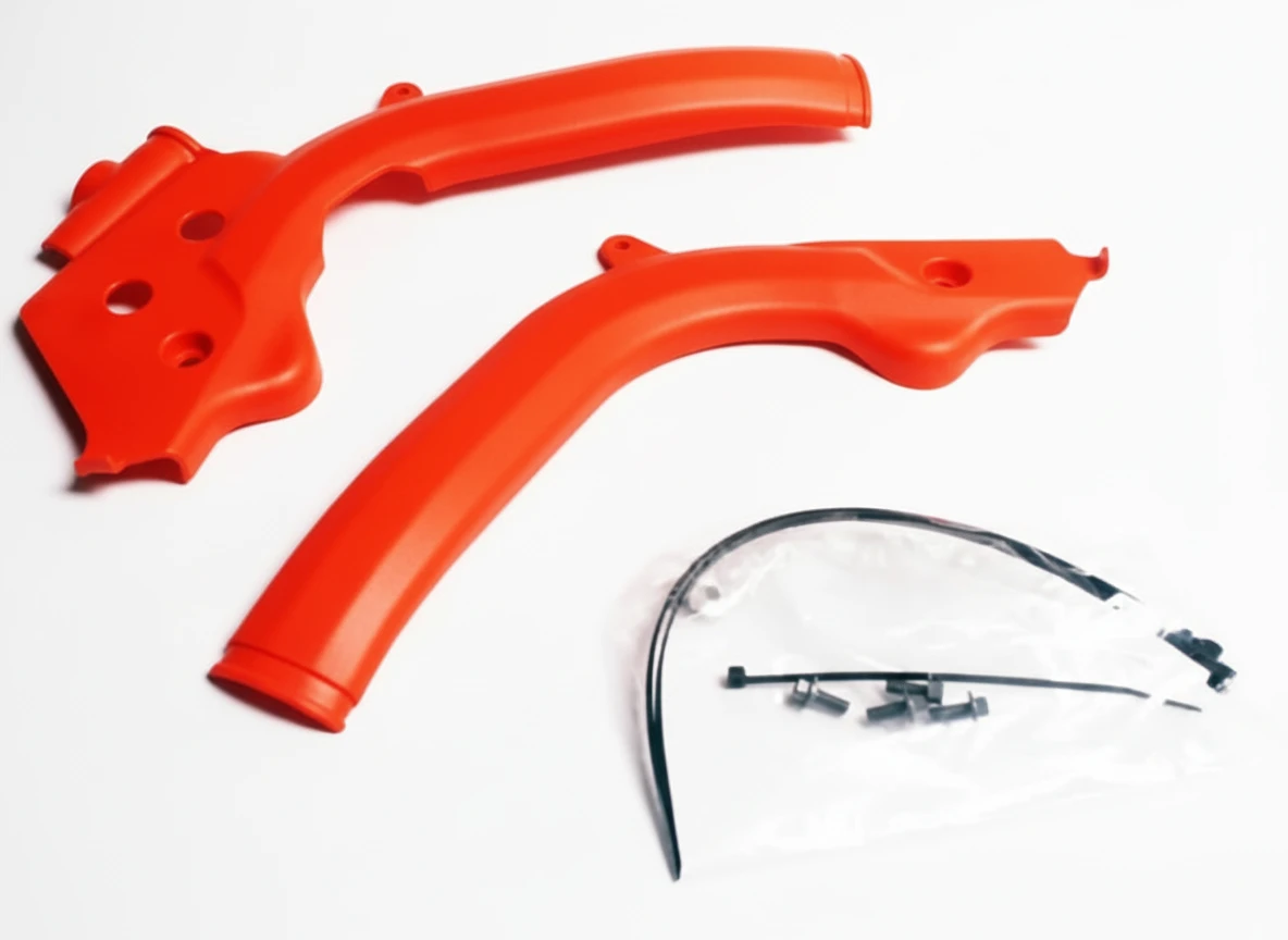 Защита рамы оранжевая комплект KTM SX SX F 16 18 / EXC EXC F 17 19 - фото 1