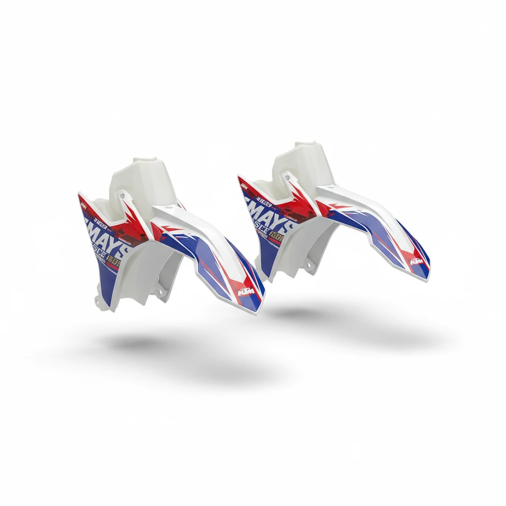 Боковины радиатора с графикой KTM EXC Six Days 2018 - фото 1