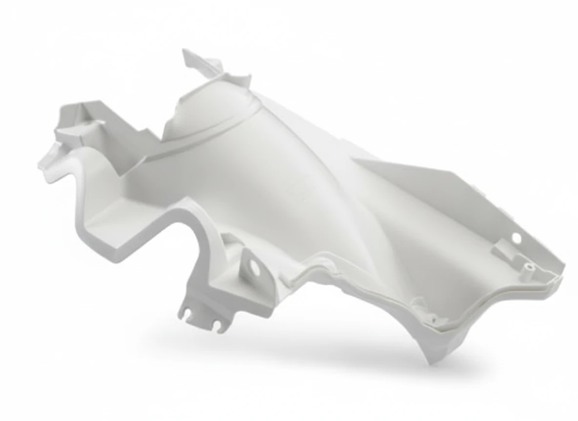 KTM стенка аирбокса низ ( белый ) SX 19 22 / EXC 20 23 ( 79106001000AB ) - фото 1