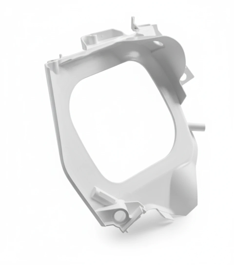 Передняя часть корпуса воздушного фильтра белая KTM SX SX F 19 21; EXC EXC F 20 21 - фото 1