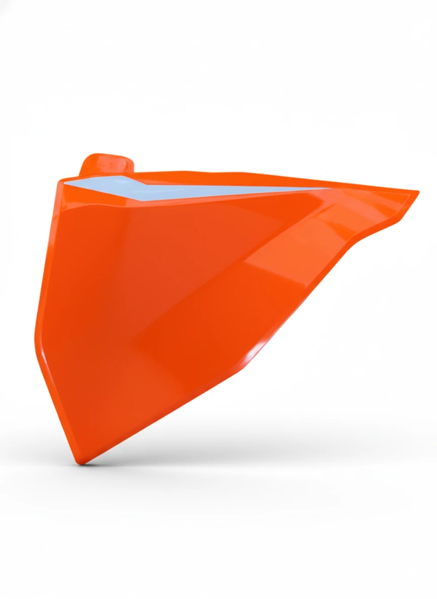 Крышка воздушного фильтра оранжевая левая KTM EXC EXCF 150 500 23 - фото 1