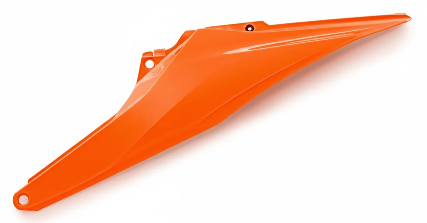 Боковина воздушного фильтра нижняя левая оранжевая KTM SX SX F 19 22 / EXC EXC F 20 23 - фото 1
