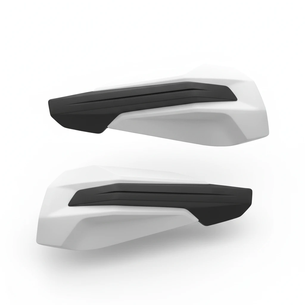 KTM лопухи белые / накладка спойлер защиты рук (комплект 2 шт) EXC / SX 17 23 ( 7960218204428 ) - фото 1