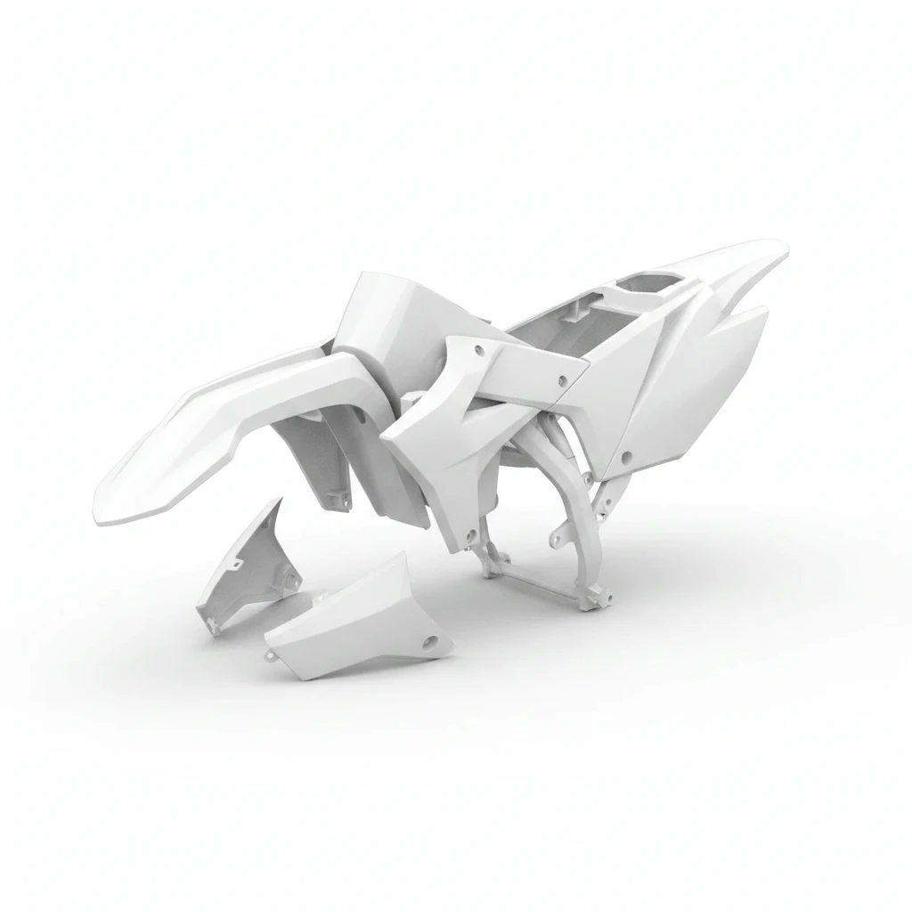 8130805400028A - SPOILER SET WHITE 2014 - фото 1