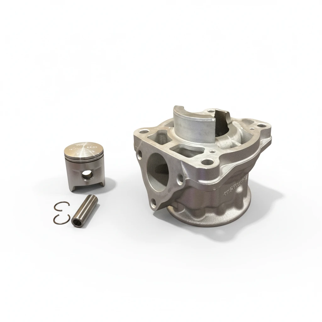 Цилиндр в комплекте с поршнем KTM50SX 24- / Husqvarna TC50 24- / GasGas MC50 24- - фото 1