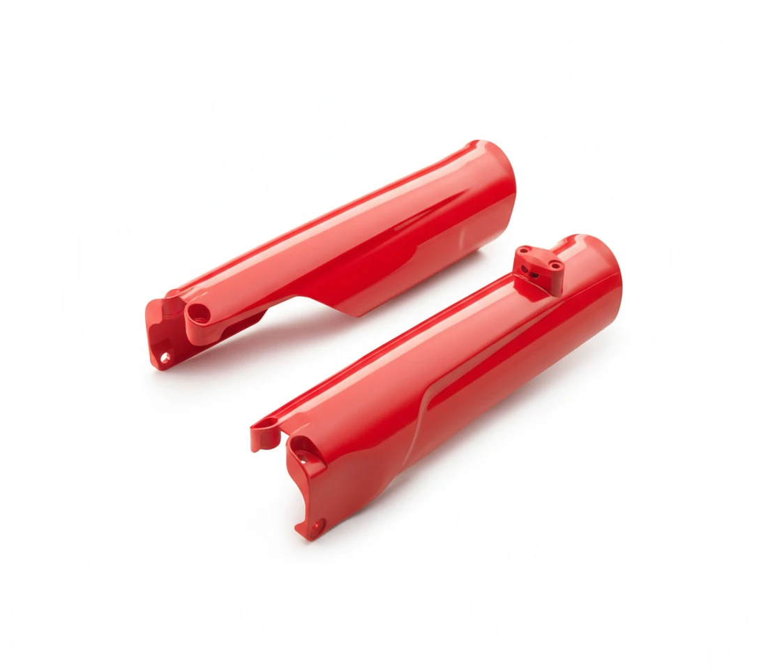 Защита вилки красная GasGas MC MC F 23- / EC EC F 24- - фото 1