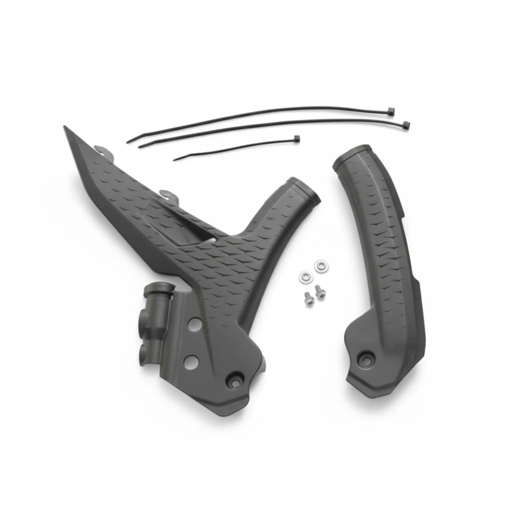 KTM накладки на раму ( черный ) EXC EXCF 24-> ( A46003094000C1 ) - фото 1