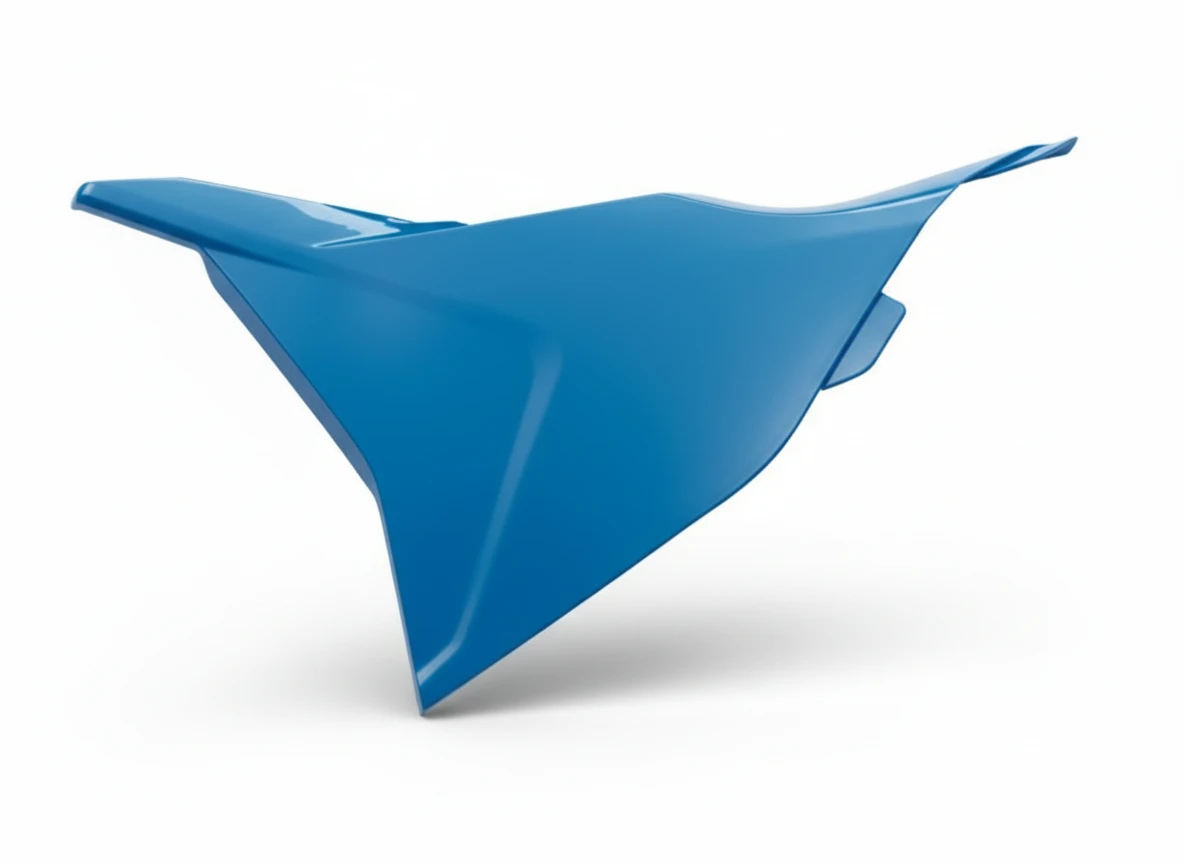 Крышка воздушного фильтра левая голубая KTM SX SX F 23- / EXC EXC F 24- - фото 1