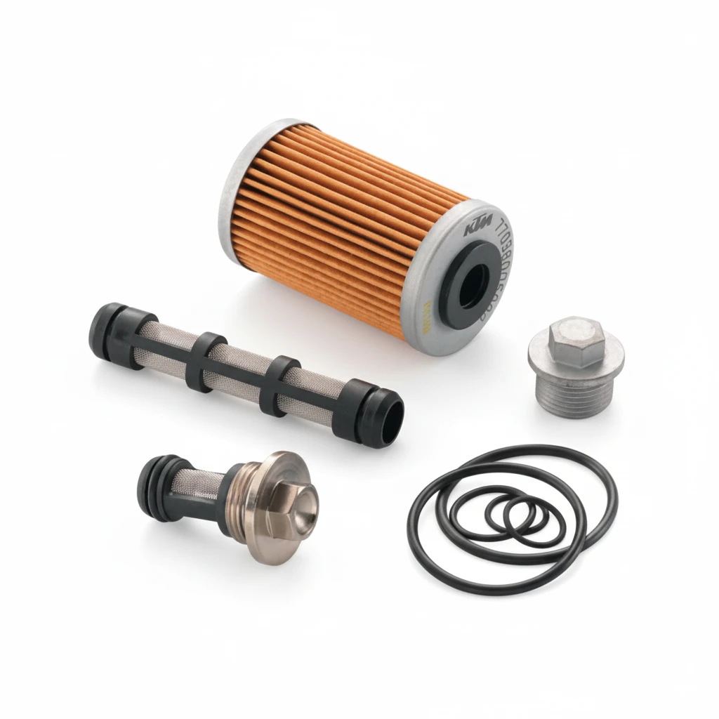 KTM комплект масло фильтров 450 SXF 22 24 / 450 500 EXCF 24-> ( A48038015010 ) - фото 1
