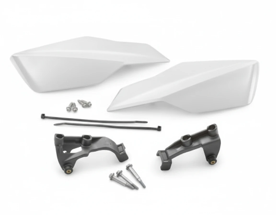 KTM Handguard kit white Защита рук в сборе (белый ) SX SXF 23-> / EXC EXCF 125 500 14 25 ( A49002979000AB  ) - фото 1