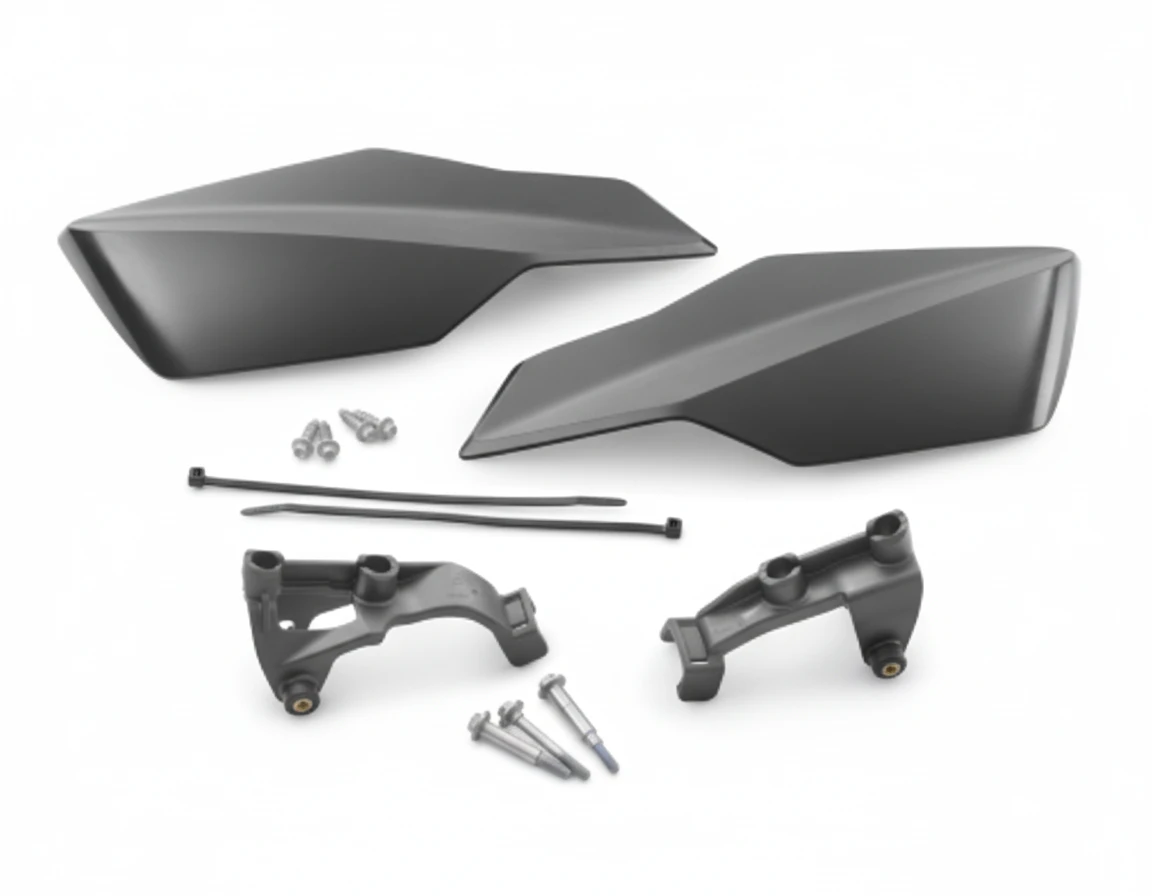 KTM Защита рук в сборе ( черный ) SX SXF 23-> / EXC EXCF 125 500 14 25 ( A49002979000C1 ) - фото 1