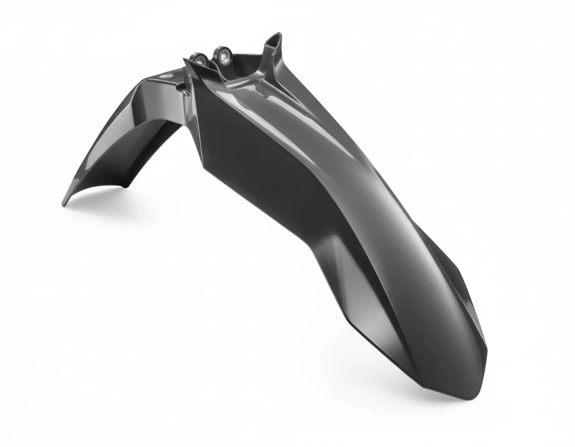 Крыло переднее черное GasGas MC MC F 24- / EC EC F 24- - фото 1