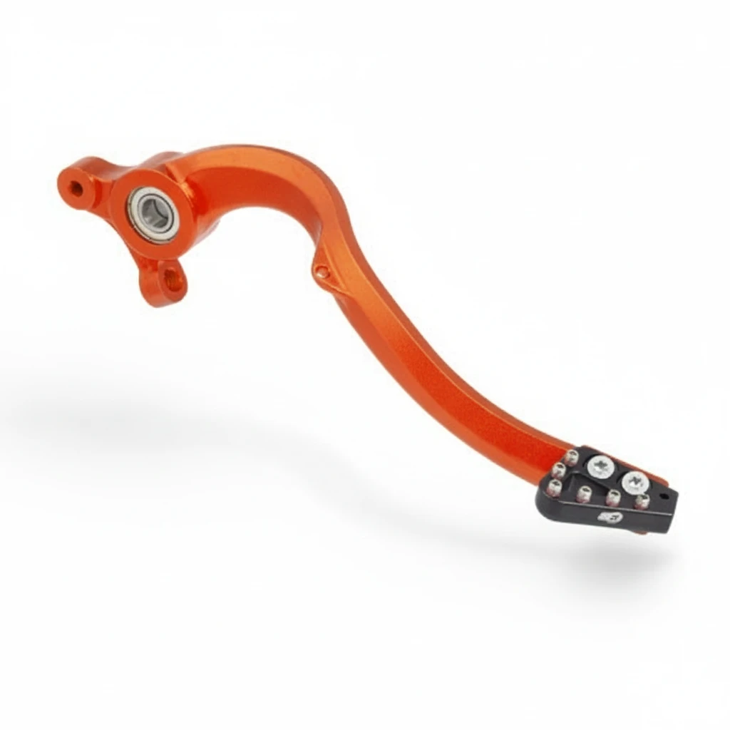 Лапка заднего тормоза оранжевая S3 KTM EXC EXC F 24- - фото 1