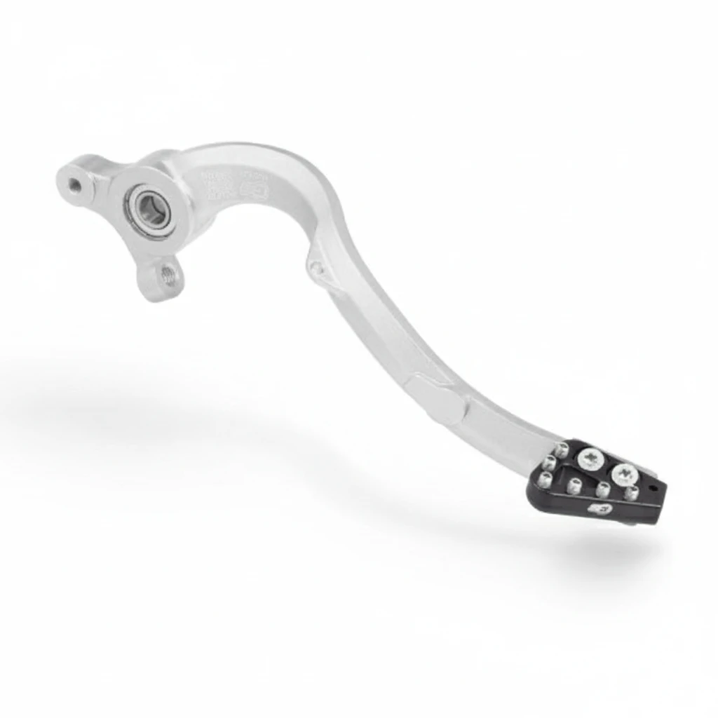 Лапка заднего тормоза серебристая S3 KTM EXC EXC F 24- / Husqvarna TE FE 24- / GasGas EC EC F 24- - фото 1