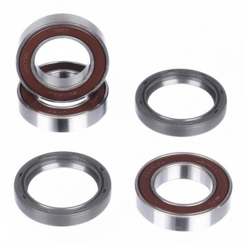 Комплект подшипников и сальников заднего колеса CHAKIN RacingLine CH25 1406RL - фото 1