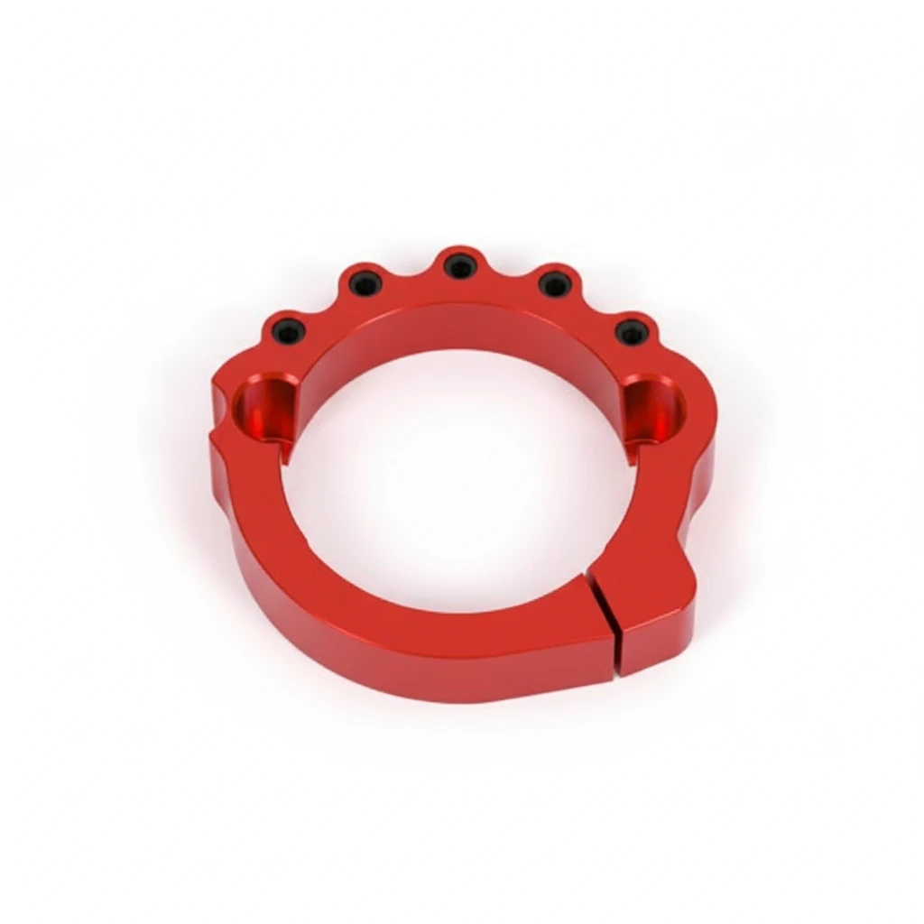 Защита выпускного фланца S3 красная GasGas 21- - фото 1