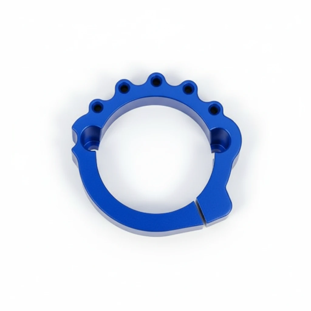 Защита выпускного фланца синяя KTM / Husqvarna - фото 1