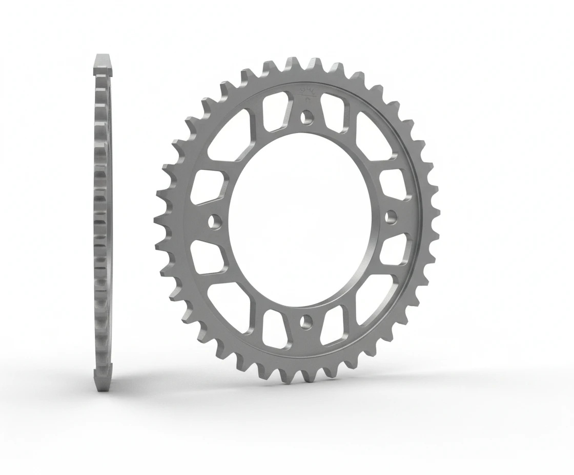 Звезда ведомая алюминиевая 49 зубов KX85 01 20 (428 цепь) JT - фото 1