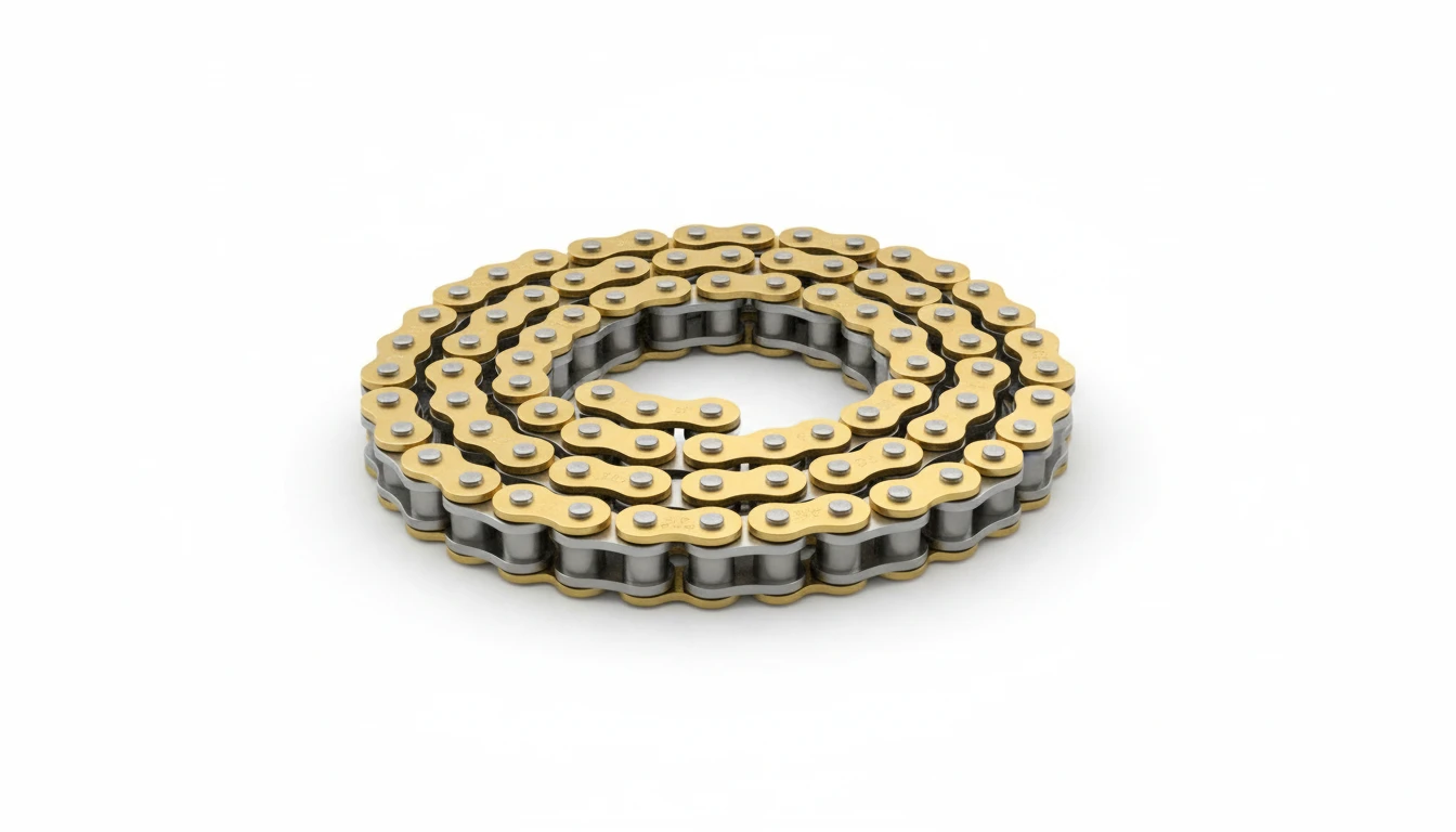 Цепь JTC 520 Z3 Gold & Silver 106 - фото 1