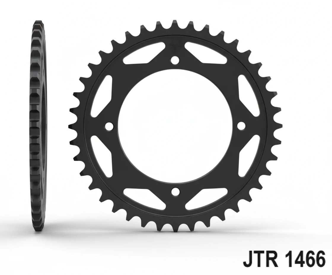 Звезда ведомая стальная 44 зуба KX65 02 20 (428 цепь) JT - фото 1