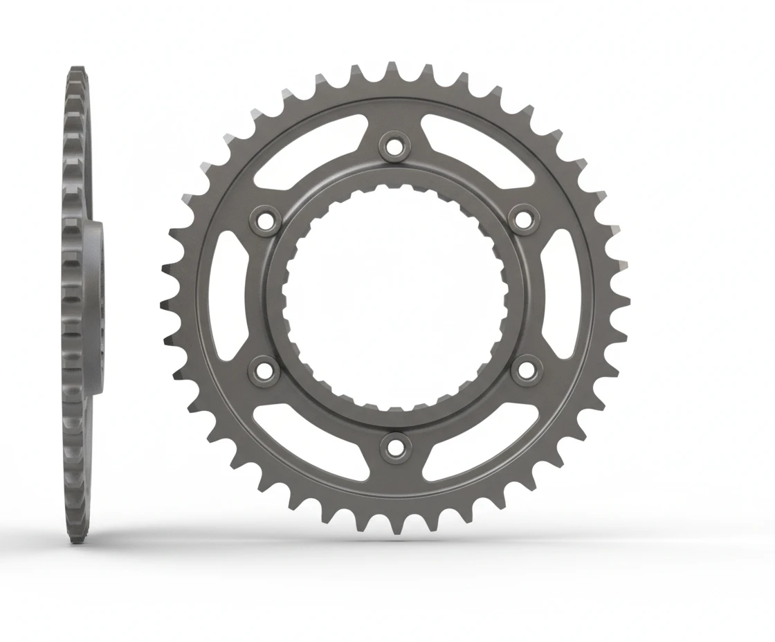 Звезда ведомая стальная 43 зуба Suzuki RM RM Z JT - фото 1