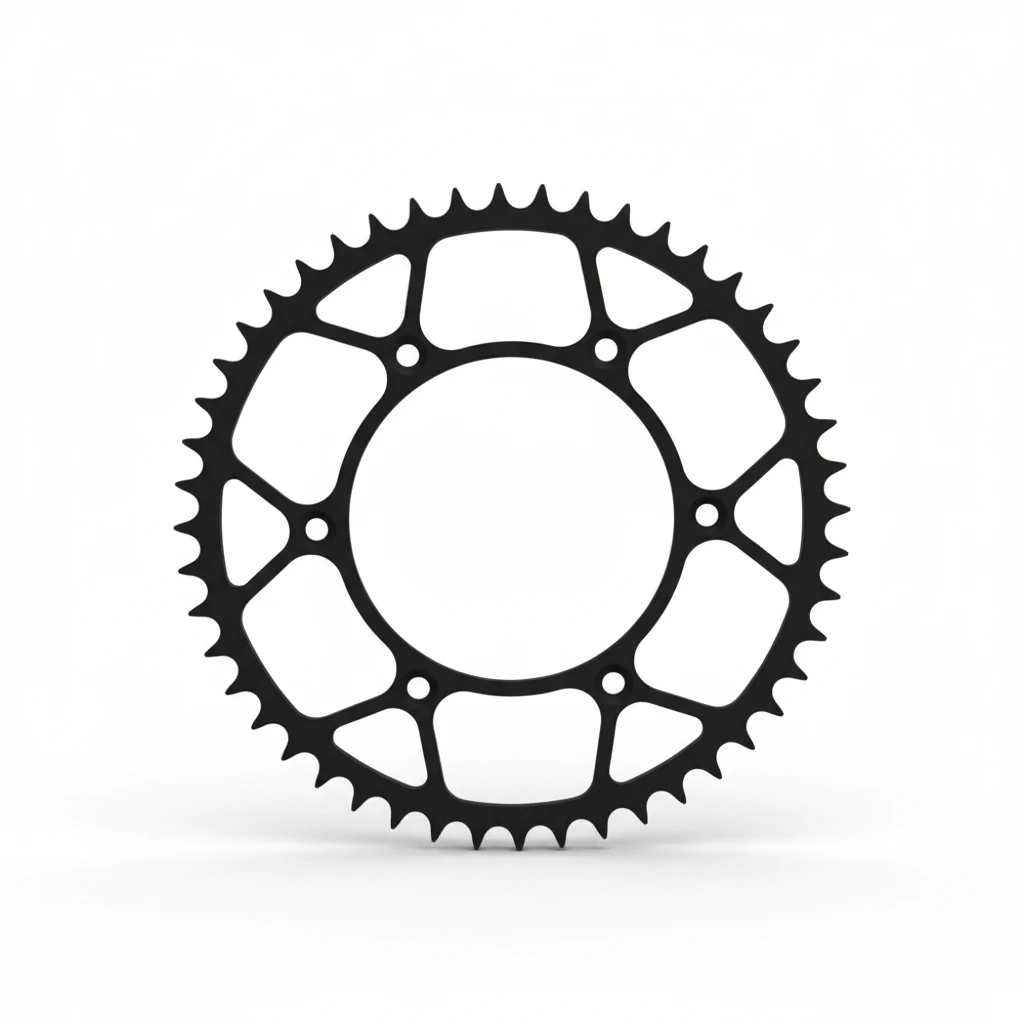 Звезда задняя стальная черная KALINA 49 зубов KTM / Husqvarna / GasGas - фото 1