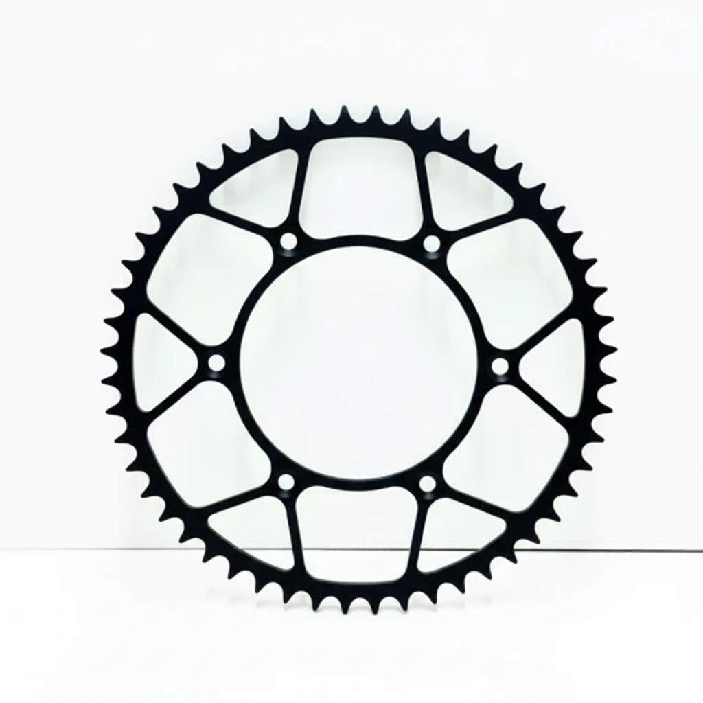 Звезда задняя стальная черная KALINA 52 зуба KTM / Husqvarna / GasGas - фото 1