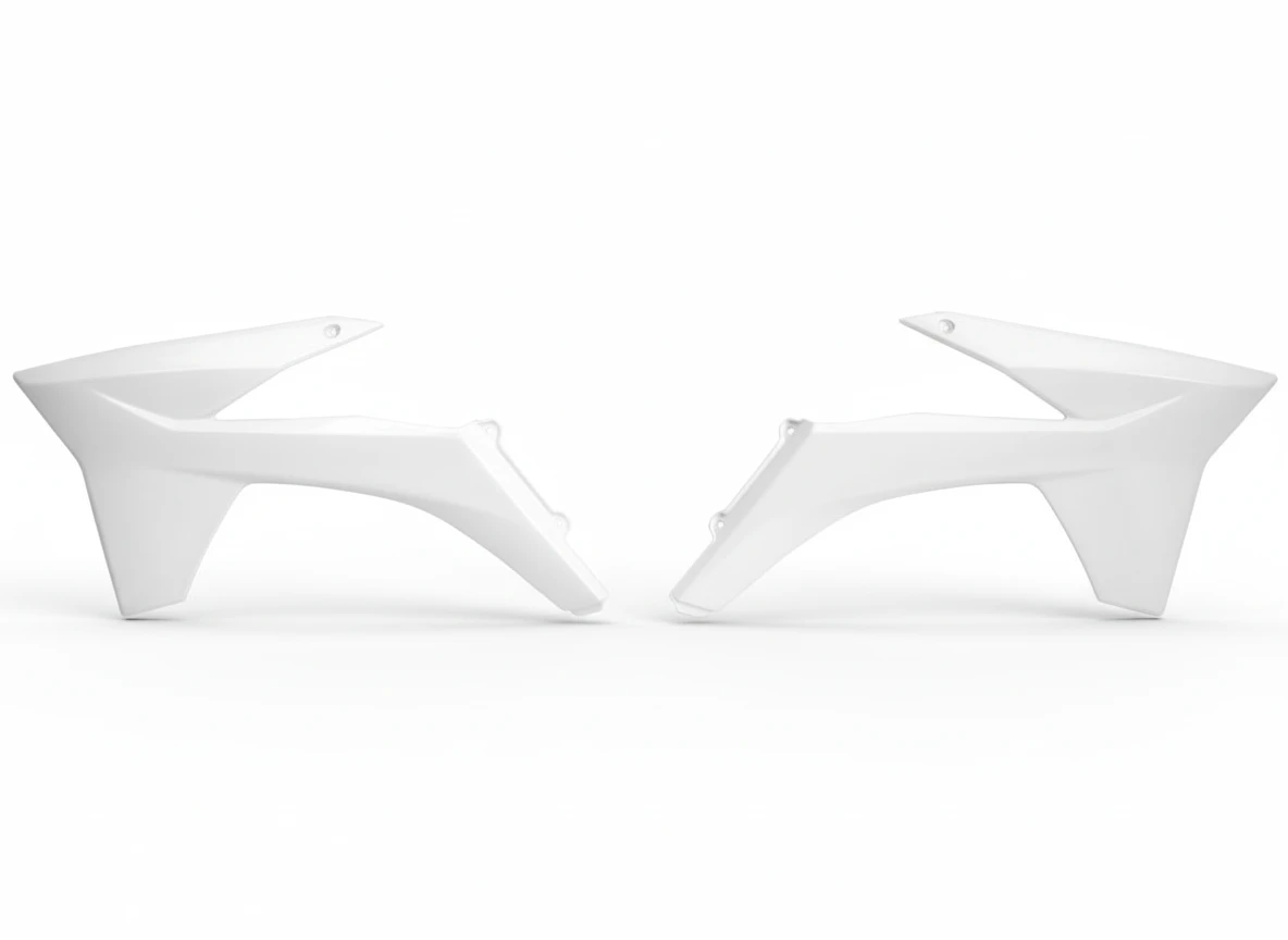 Боковины радиатора SX SXF125 450 11 12 # EXC EXCF125 500 12 13 белые - фото 1