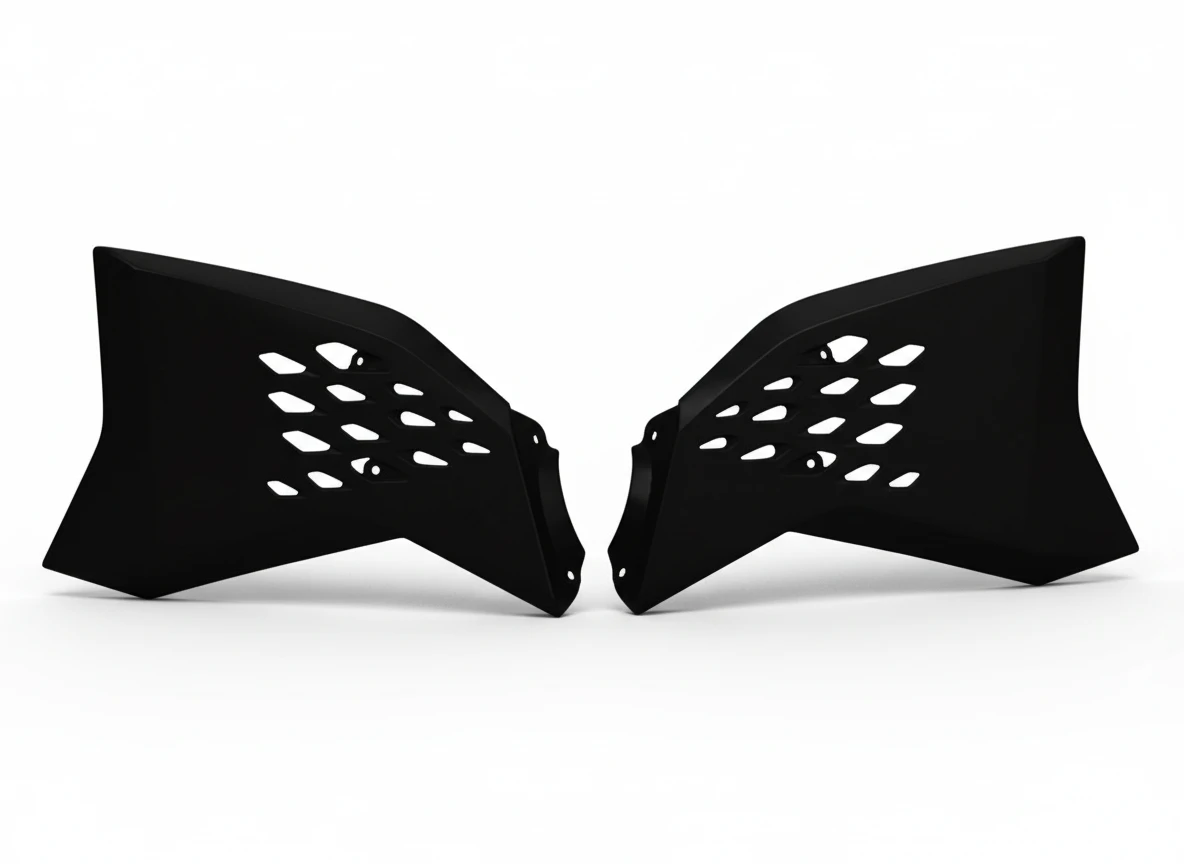 Боковины радиатора черные KTM SX65 09 15  - фото 1