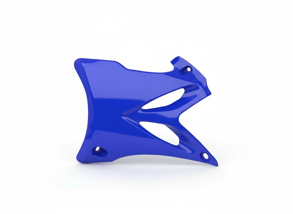 Боковина радиатора YZ85 02 14 синяя - фото 1
