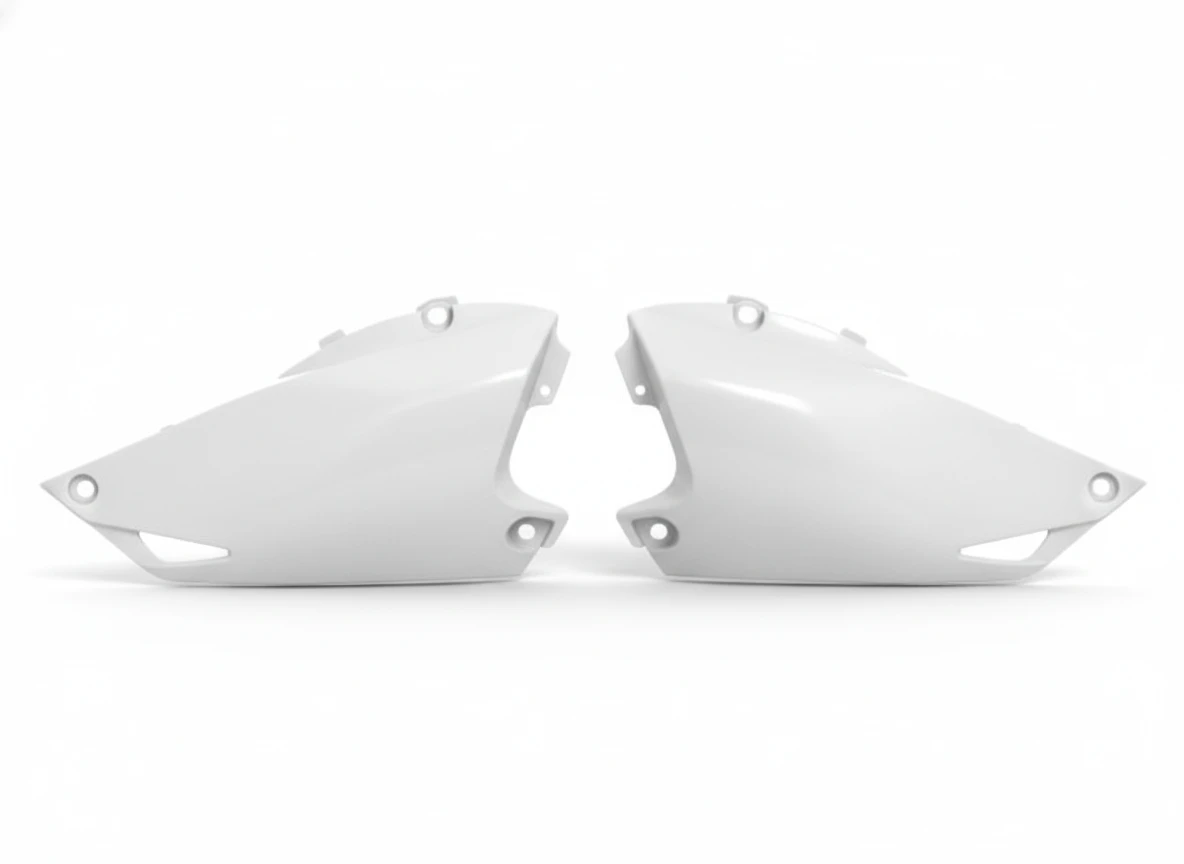 Боковины задние белые Honda CRF450R 13 16 # CRF250R 14 17  - фото 1