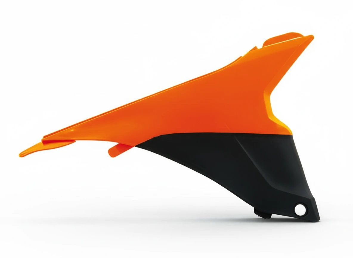 Боковина воздушного фильтра правая SX125 13 15 # SX250 13 16 # SXF125 450 13 15 оранжево черная - фото 1