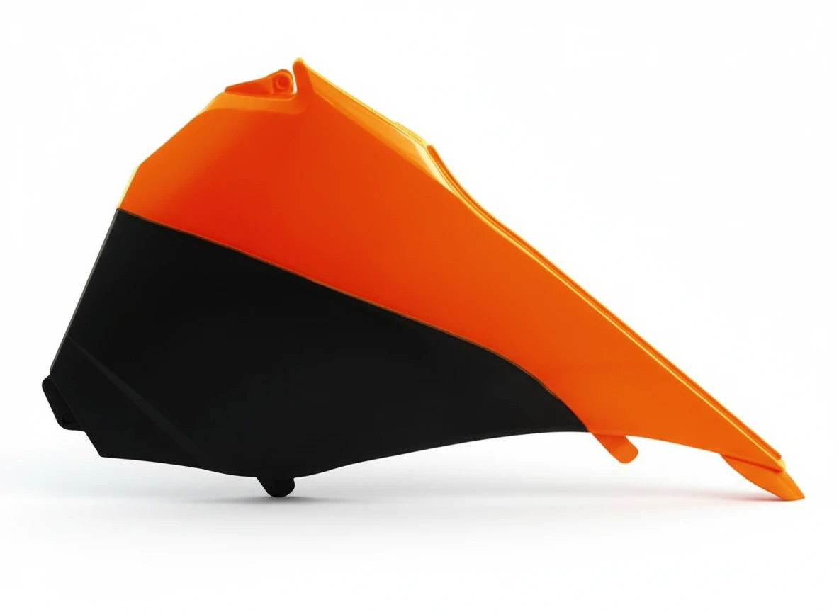 Боковина воздушного фильтра левая SX125 13 15 # SX250 13 16 # SXF 13 15 # EXC EXCF 14 15 оранжево черная - фото 1