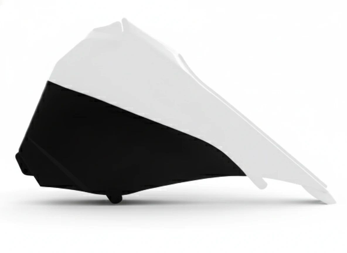 Боковина воздушного фильтра левая SX125 13 15 # SX250 13 16 # SXF 13 15 # EXC EXCF 14 15 бело черная - фото 1