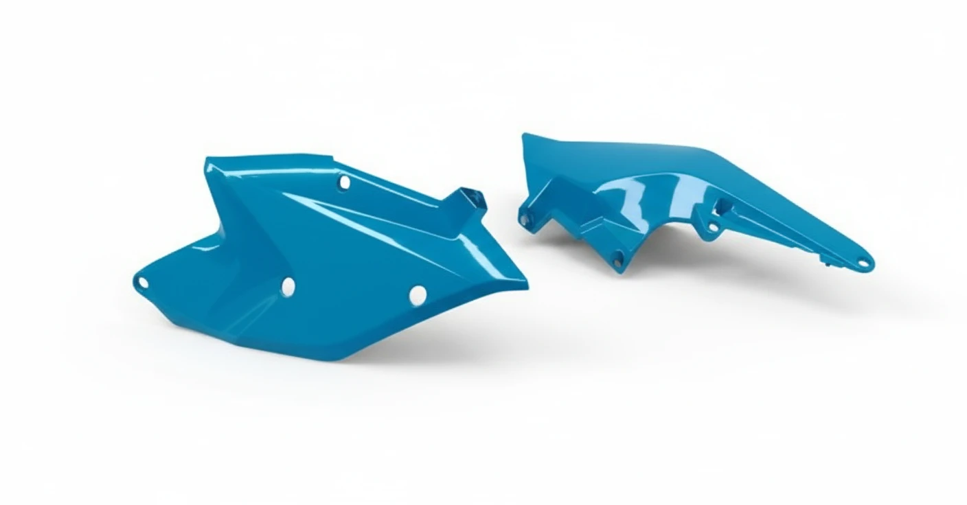 Боковины задние светло голубые KTM SX SX F 16 18 / EXC EXC F 17 19 - фото 1