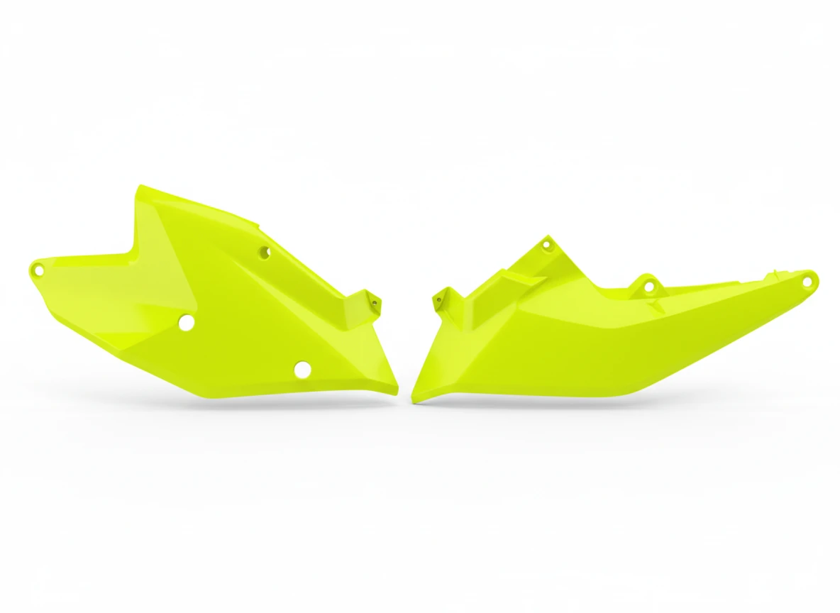 Боковины задние желтый неон KTM SX SX F 16 18 / EXC EXC F 17 19 - фото 1