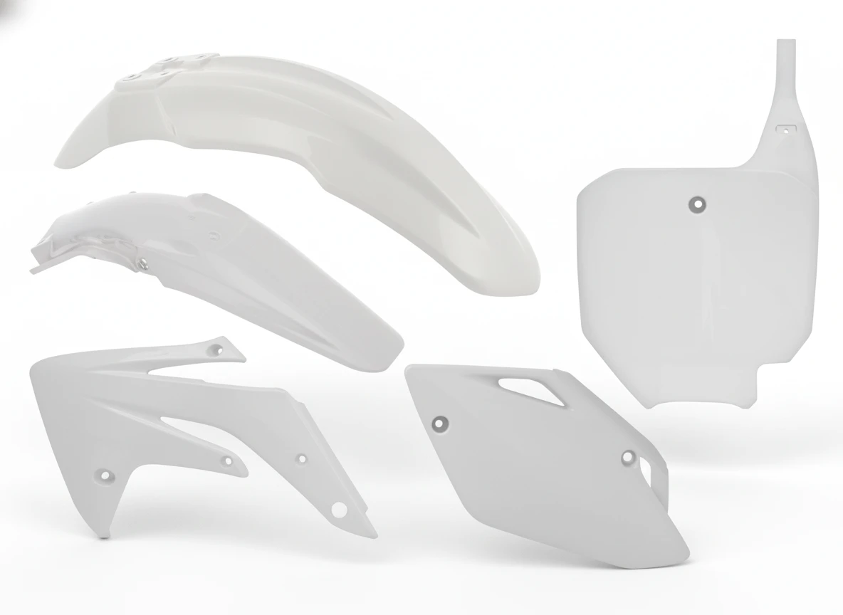 Комплект пластика белый Honda CRF150R 07 20  - фото 1