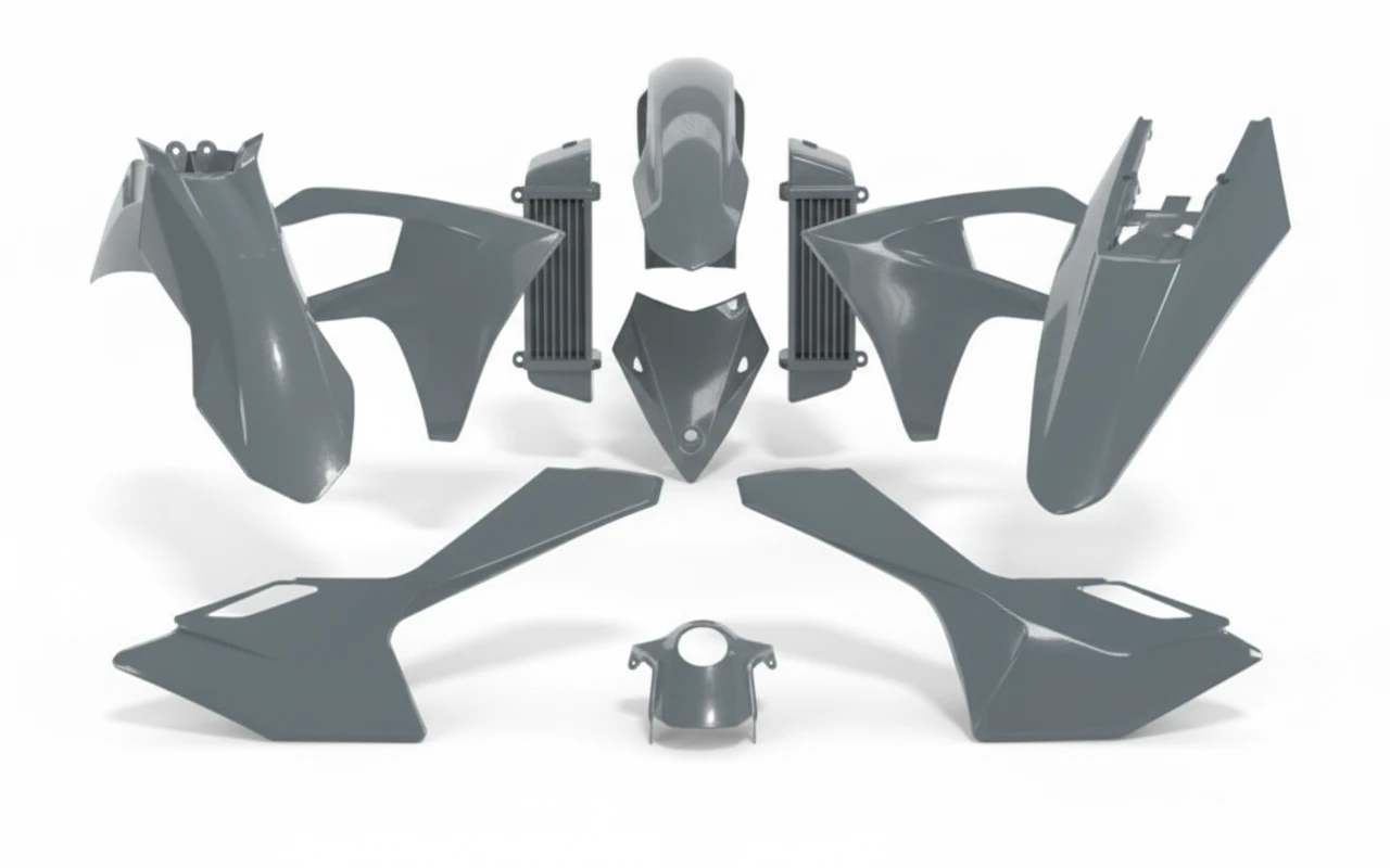 Комплект пластика серый GasGas EC EC F 24- - фото 1