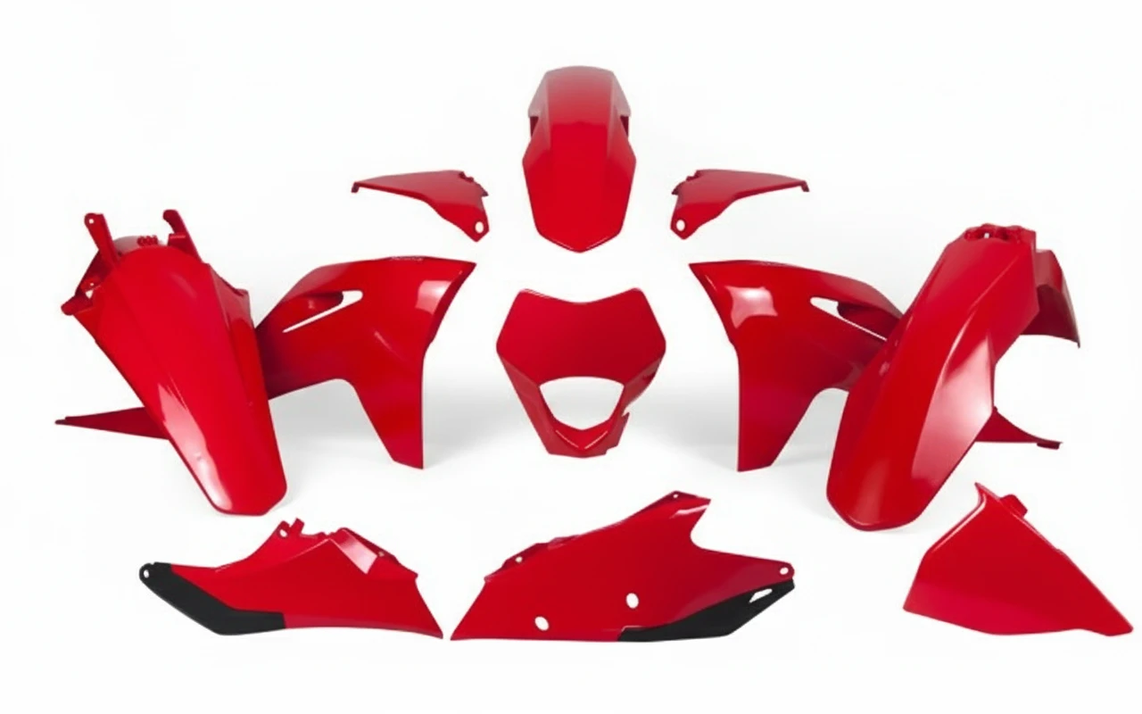 Комплект пластика красный GasGas EC EC F 21 23 - фото 1