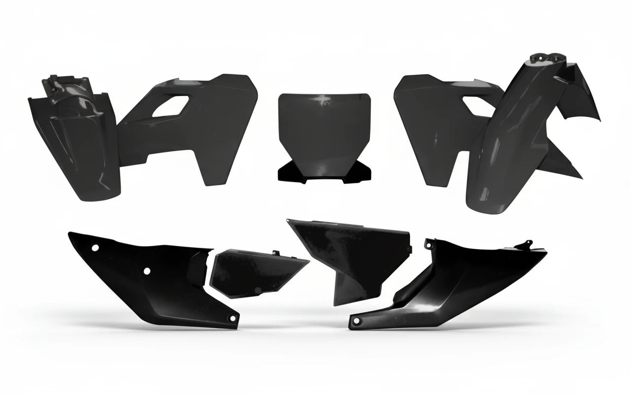 Комплект пластика черный Husqvarna TC FC 23- - фото 1