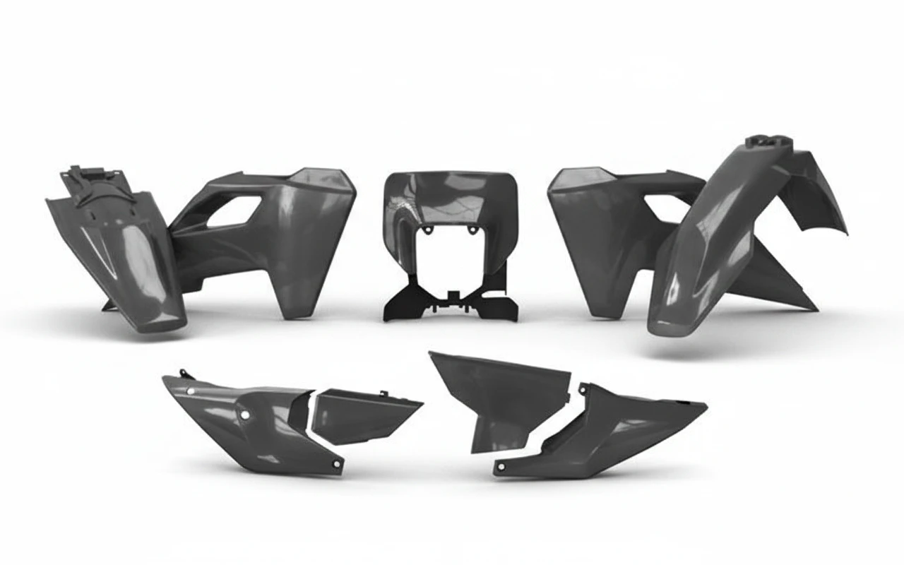 Комплект пластика черный Husqvarna TE FE 24- - фото 1