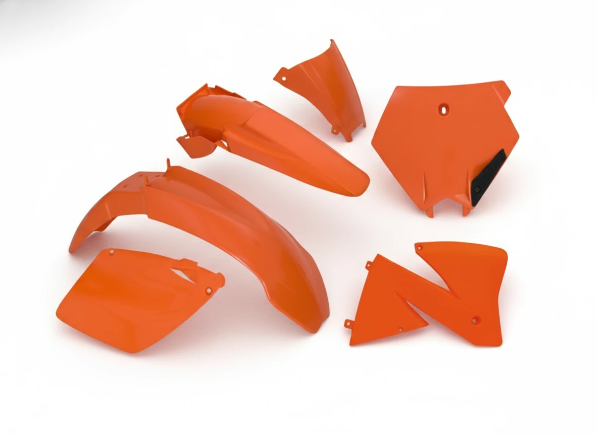 Комплект пластика KTM SX SXF400 520 00 # EXC EXCF 125 520 00 02 оранжевый - фото 1
