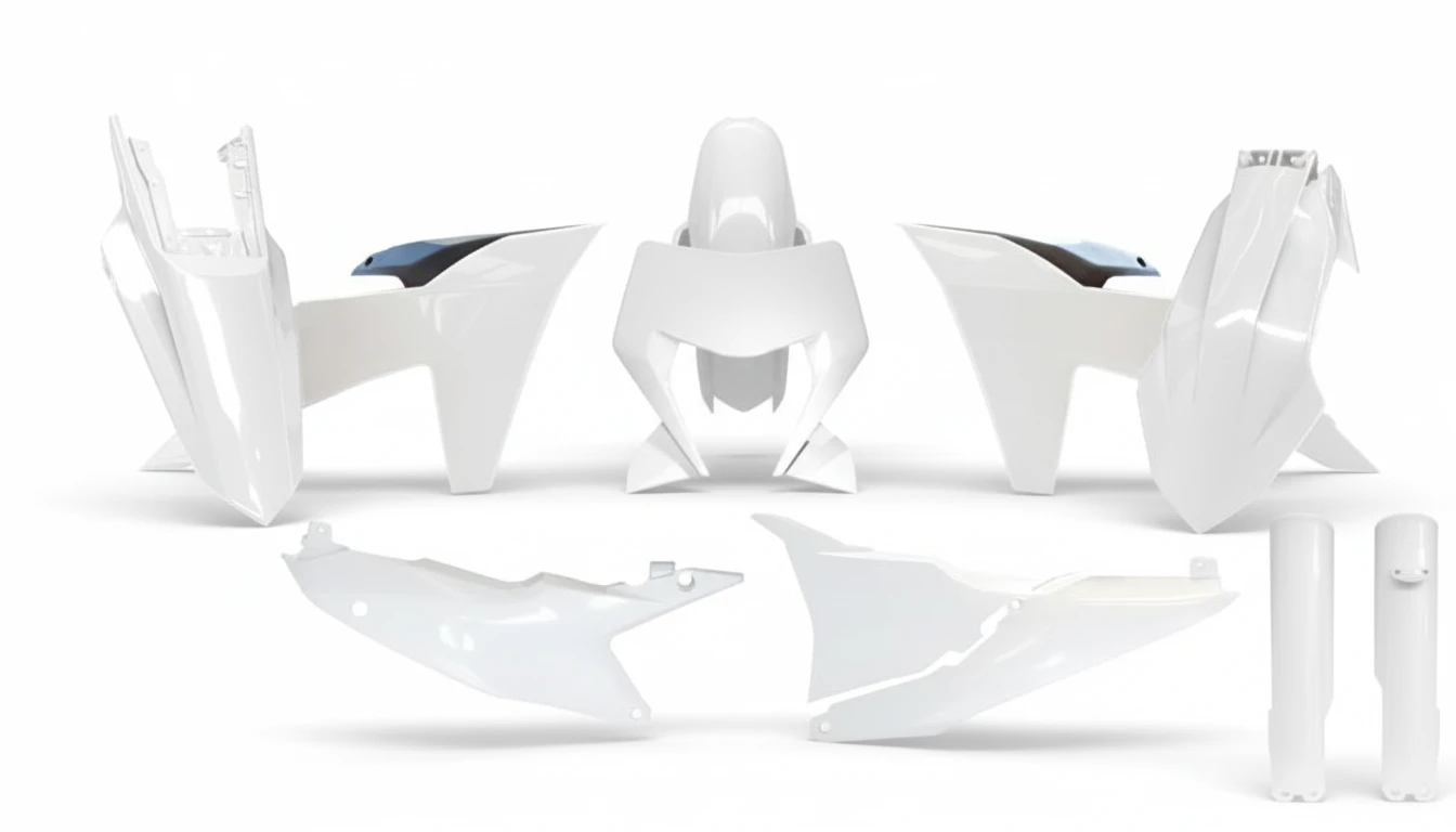 Комплект пластика белый KTM EXC EXC F 24- - фото 1