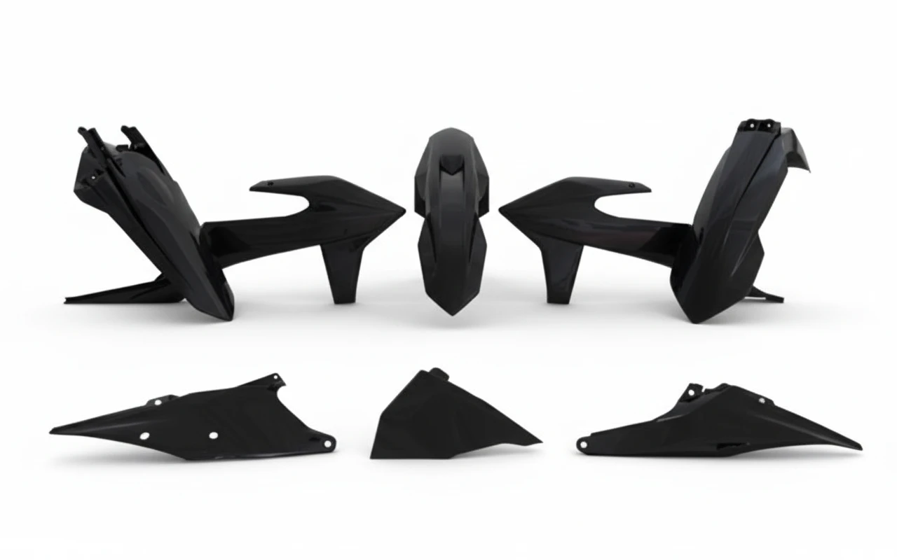 Комплект пластика черный KTM EXC EXC F 20 22 - фото 1