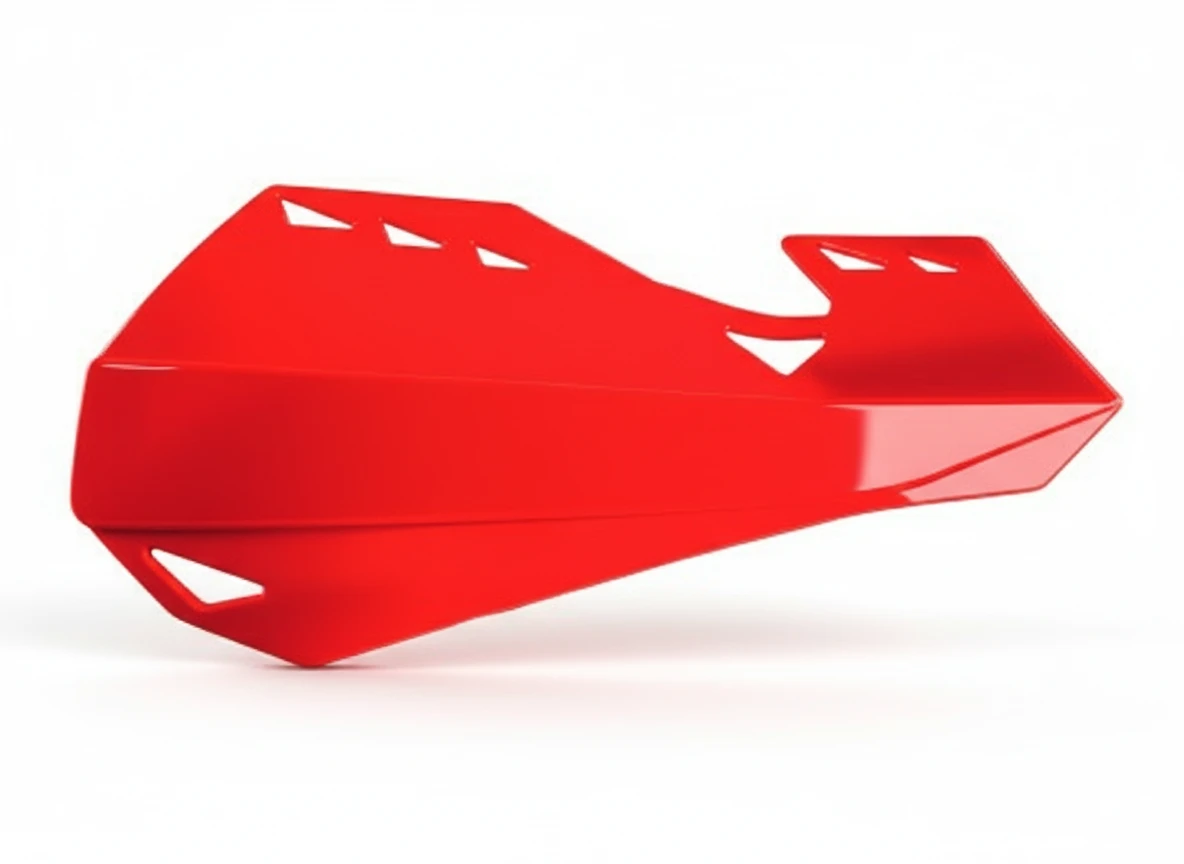 Защита рук Dual Evo красная с крепежом - фото 1