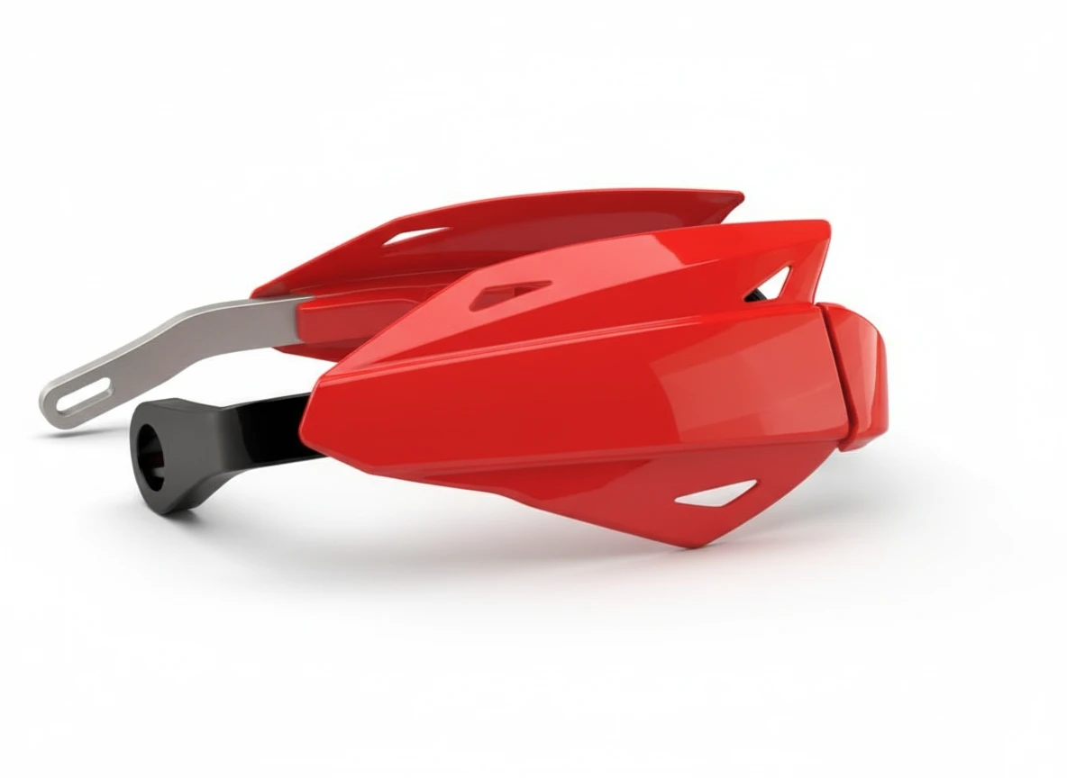 Защита рук RTech Vertigo алюминиевая красная (без крепежа) - фото 1