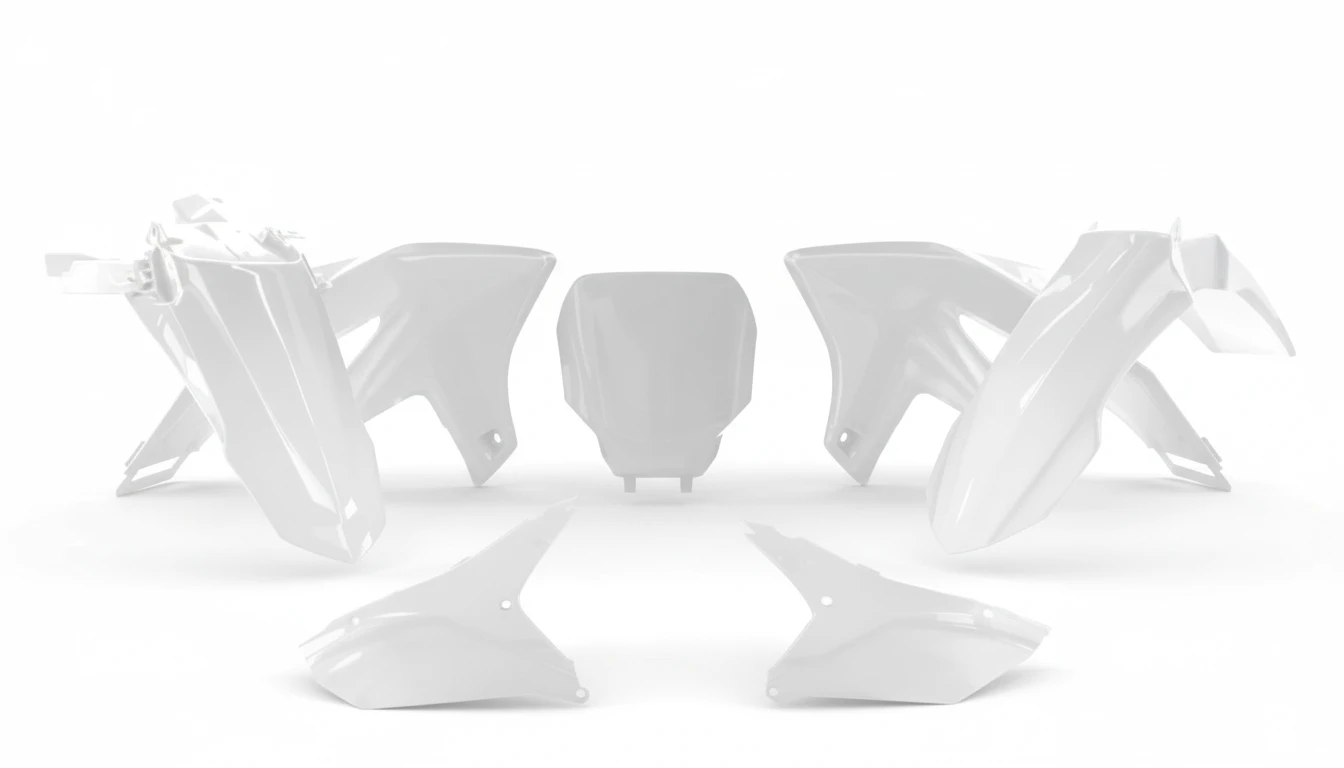 Комплект пластика белый Yamaha YZ250F 24- / YZ450F 23- - фото 1