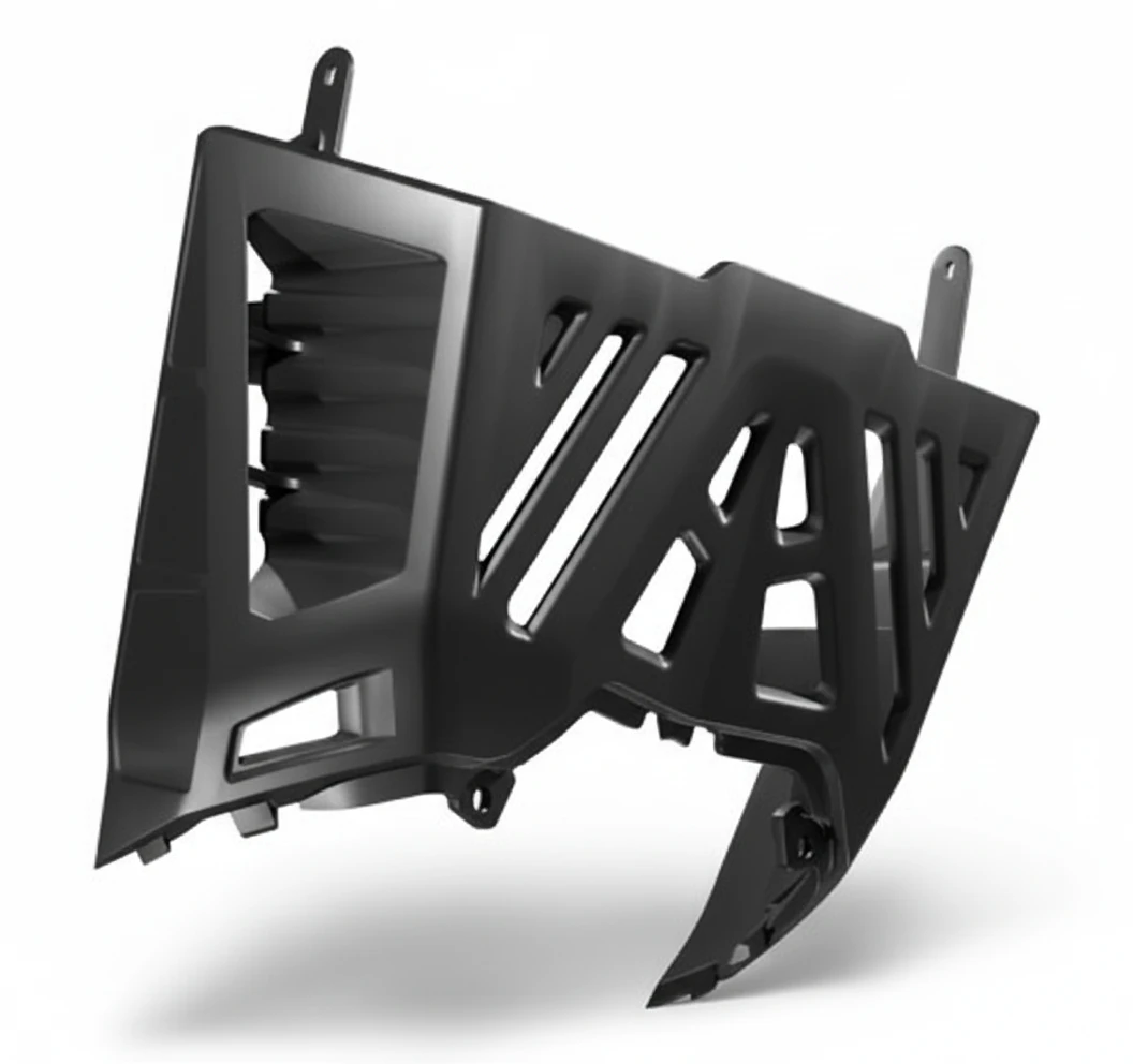 Защита двигателя (верхняя часть) пластиковая черная Yamaha Tenere 700 T7 19 24  - фото 1