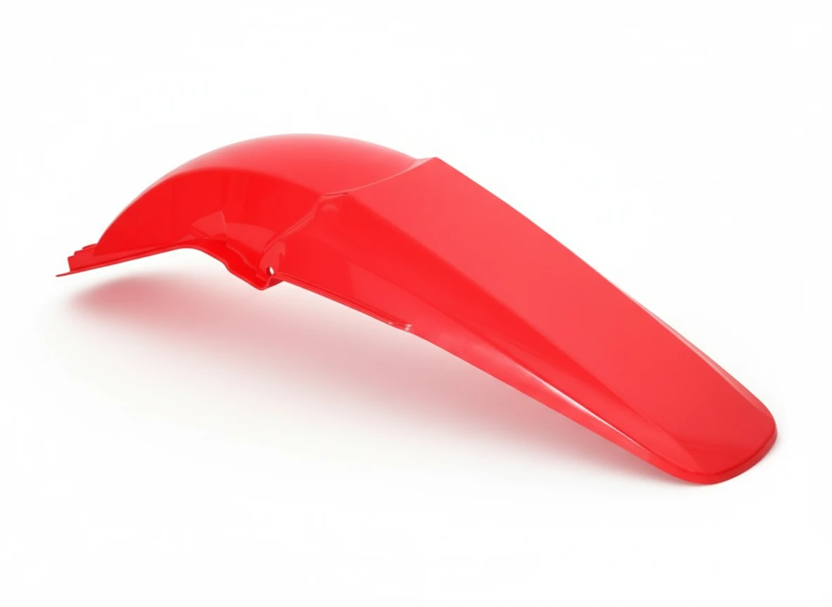 Крыло заднее красное Honda CRF450R 02 04  - фото 1