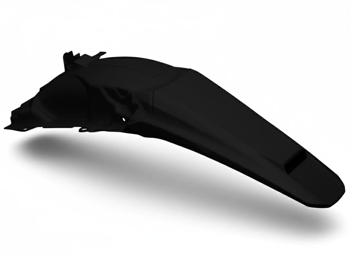 Крыло заднее черное Honda CRF250X 04 19  - фото 1